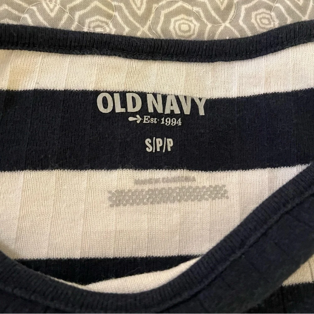Old Navy Striped Top & Pinc Girls White‎ Cardigan Set Kids 14 Navy White 2pc